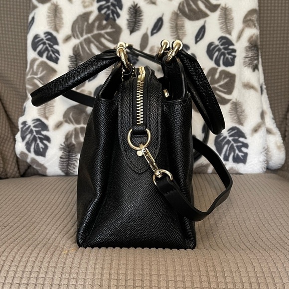 Coach Black Leather Satchel - Picture 2 of 8